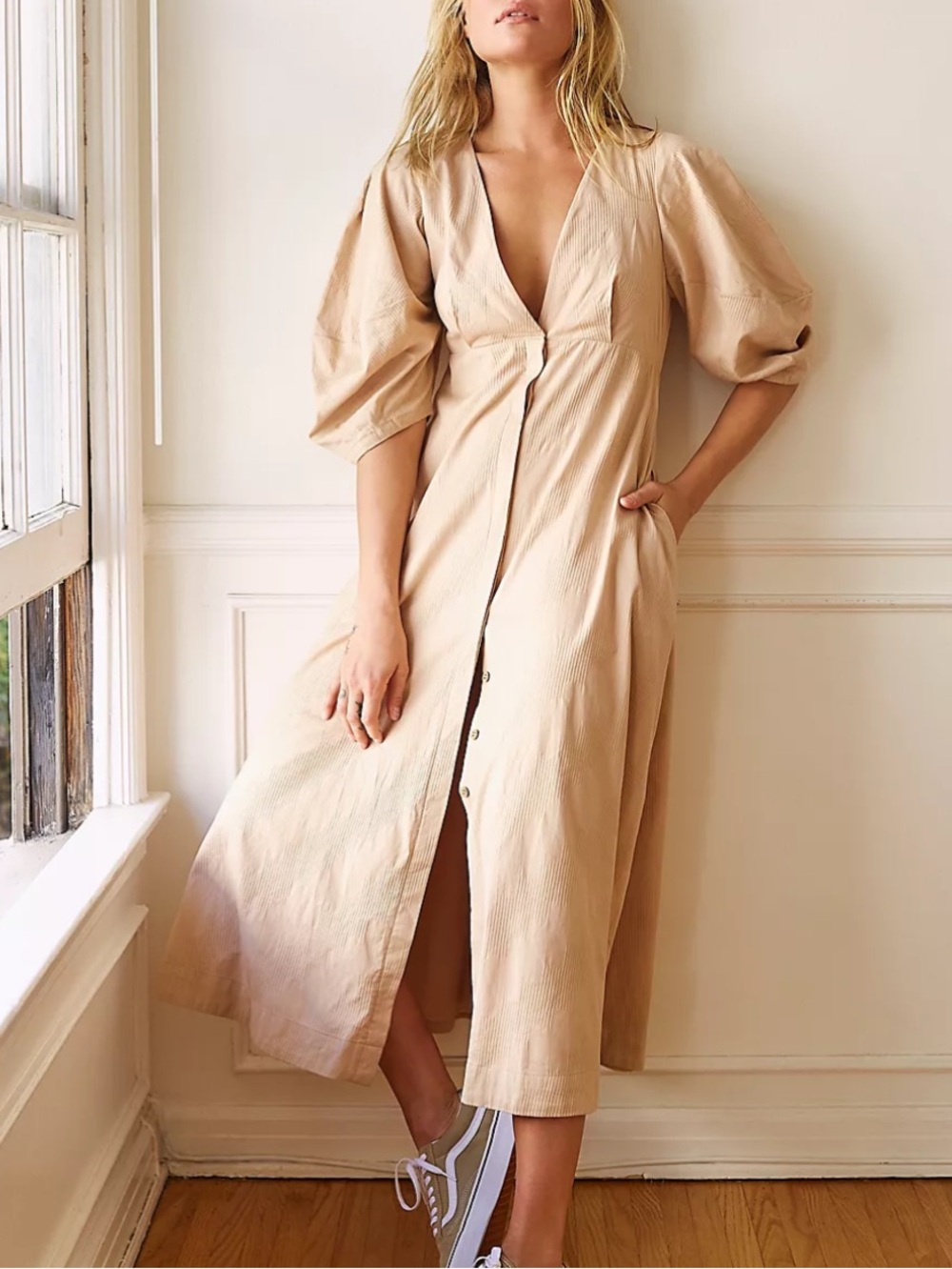 NWT Free People Lydia Midi Dress Size S